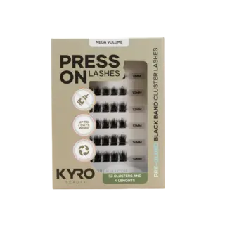 KYRO Pre-Glued Mega Volume Press On Lashes