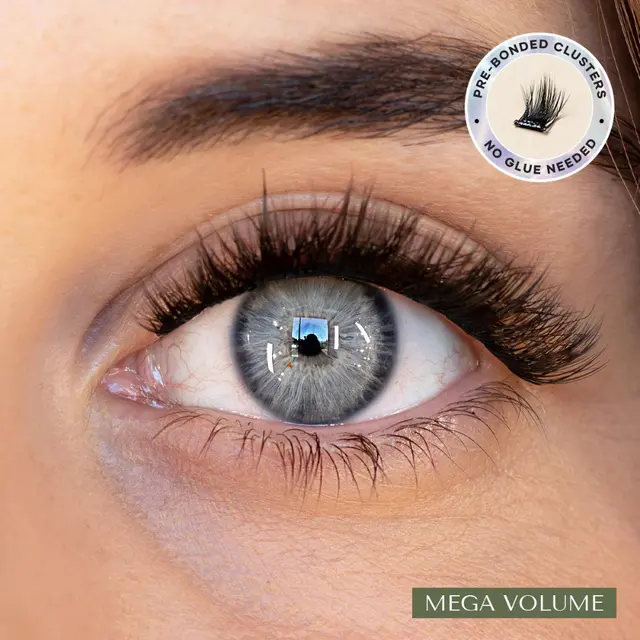 KYRO Pre-Glued Mega Volume Press On Lashes 