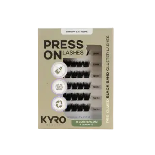 KYRO Pre-Glued Whispy Extreme Press On Lashes