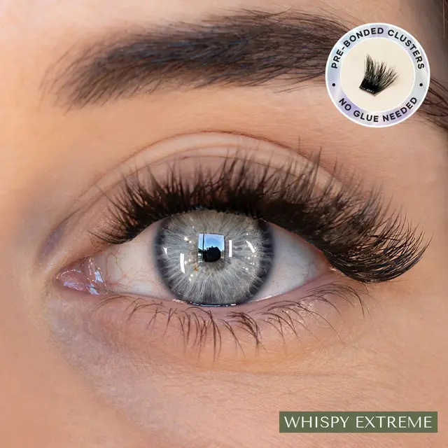 KYRO Pre-Glued Whispy Extreme Press On Lashes 