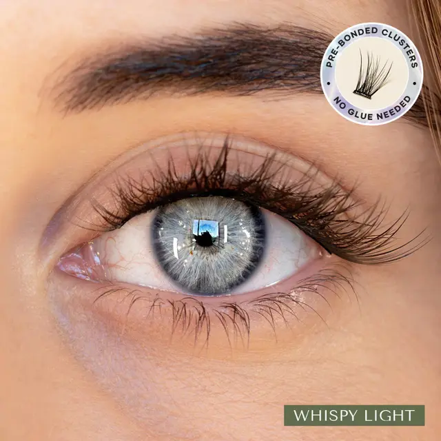 KYRO Pre-Glued Whispy Light Volume Press On Lashes 