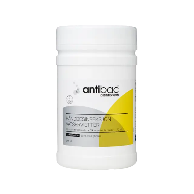 Antibac Våtservietter Hånd 70stk 