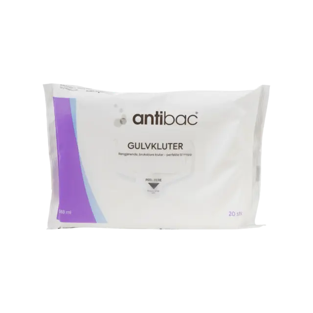 Antibac Gulvkluter 20stk 