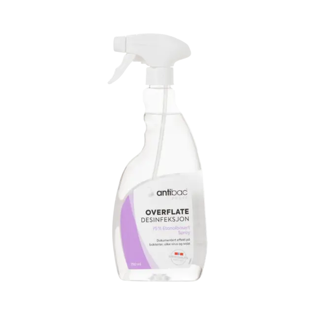 Antibac Overflatedesinfeksjon 75% Spray 750ml 