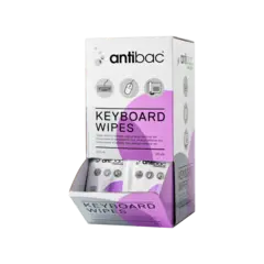 Antibac Keyboard Wipes 80stk i display