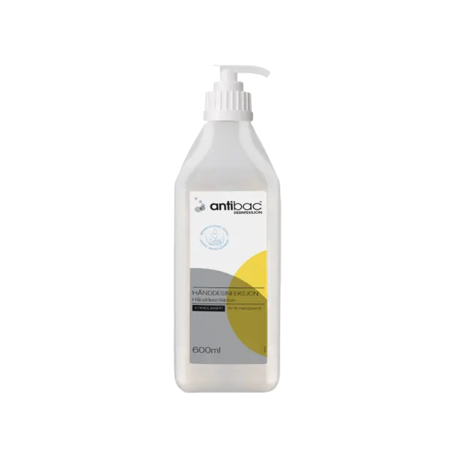 Antibac Hånddesinfeksjon 85% Flytende 600ml 
