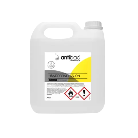 Antibac Hånddesinfeksjon 85% Flytende 4 liter
