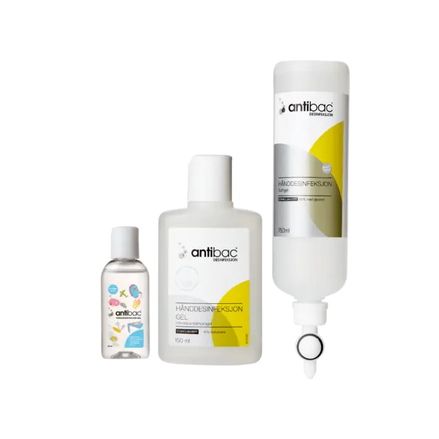 Antibac Hånddesinfeksjon 85% Gel 