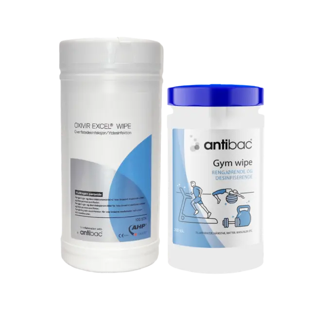 Antibac Alkoholfri Overflatedesinfeksjon Servietter 