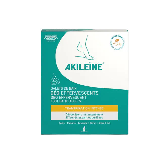 Akileïne Effervescent Foot Bath Tablets 7x12g 