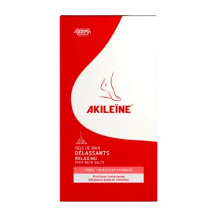 Akileïne Relaxing Foot Bath Salt 2x150g