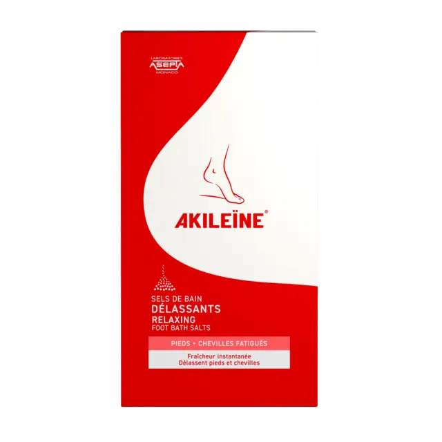 Akileïne Relaxing Foot Bath Salt 2x150g 