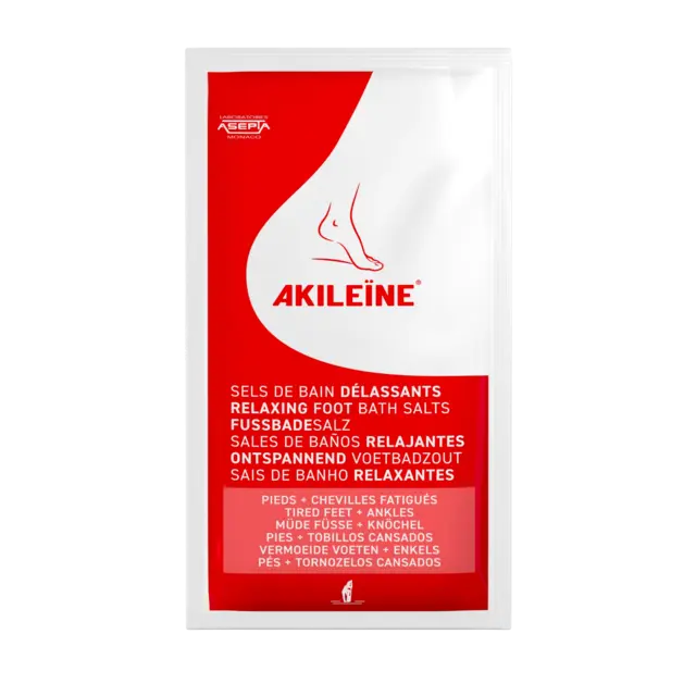 Akileïne Relaxing Foot Bath Salt 2x150g 