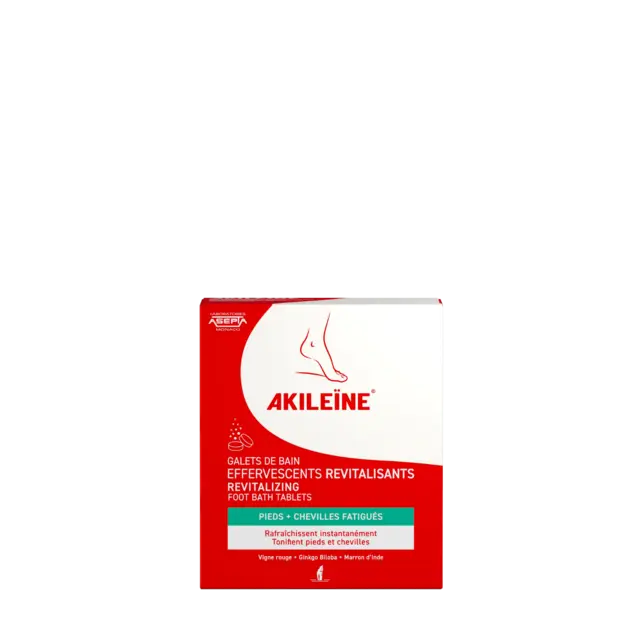 Akileïne Revitalizing Foot Bath Tablets 6x20g 