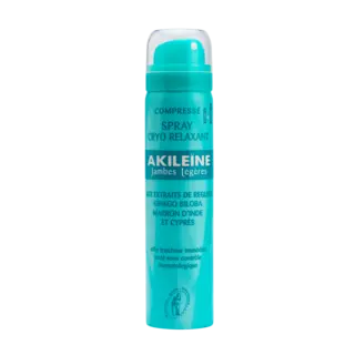 Akileïne Tired Legs Cryo-Relaxing Spray 75ml