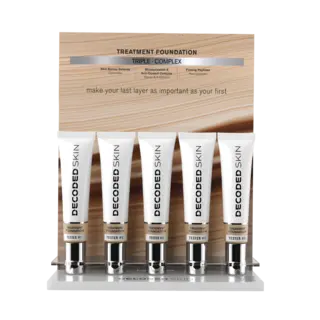Decoded Skin Treatment Foundation Tester Display Stand