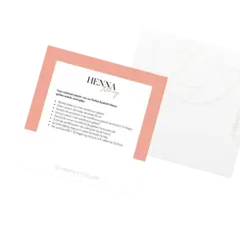 PE Henna Aftercare Notes