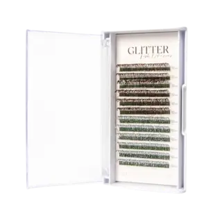 PE Glitter D-Curl Bronze-Silver