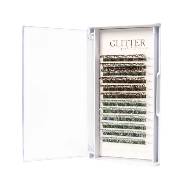 PE Glitter D-Curl Bronze-Silver 