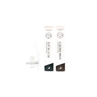 PE Brow &amp; Lash Tint Starterkit Sample Blue/Black &amp; Dark Brown