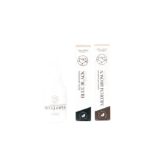 PE Brow &amp; Lash Tint Starterkit Sample Blue/Black &amp; Medium Brown