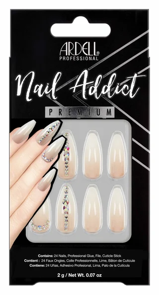 Ardell Nail Addict Nude Light Crystals
