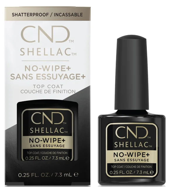 CND Shellac No Wipe+ Top Coat 7,3ml 