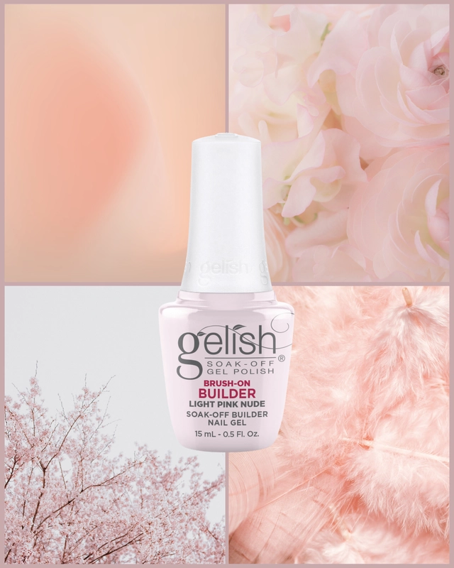 Gelish Brush On Builder LIGHT PINK NUDE 15ml 