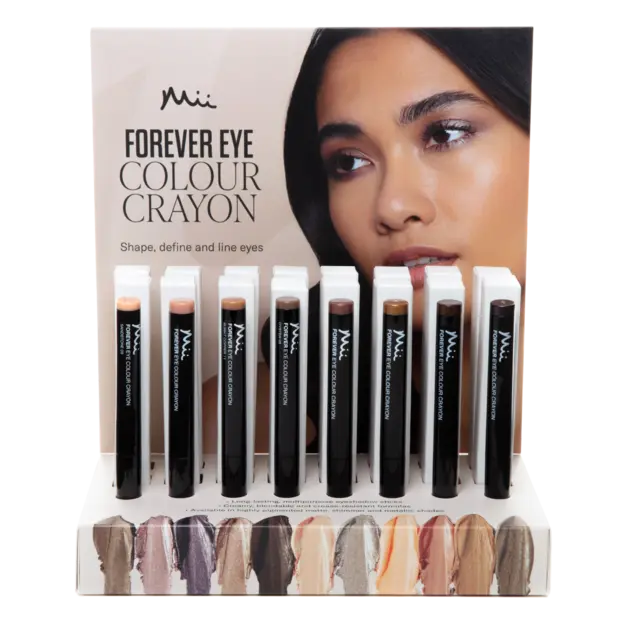 Mii Forever Eye Colour Crayon Display (empty) 