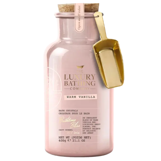 *LBC Bathtime Bliss 600g Warm Vanilla 