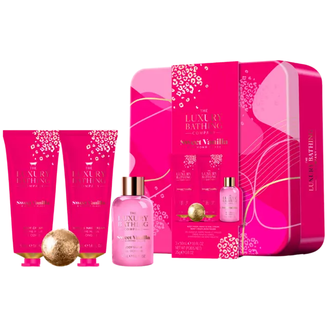 *LBC Relax & Unwind Kit Sweet Vanilla & Almond Glaze 