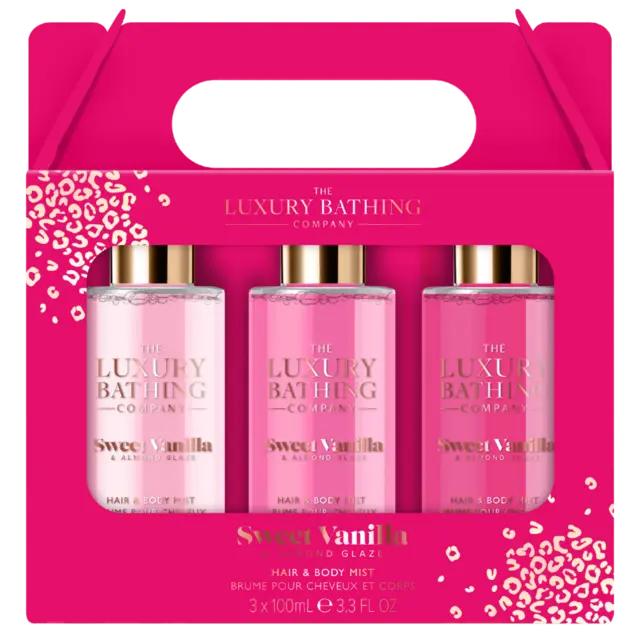 *LBC Tempting Trio Kit 3x100ml Sweet Vanilla & Almond Glaze 