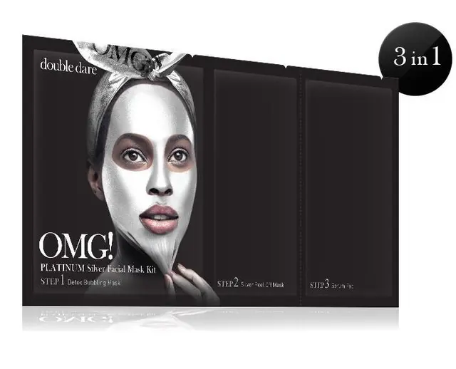 *OMG! Platinum SILVER Facial Mask 1stk 
