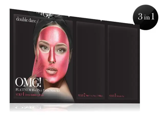 *OMG! Platinum HOT PINK Facial Mask 