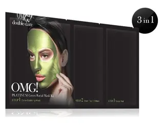 *OMG! Platinum GREEN Facial Mask 1stk