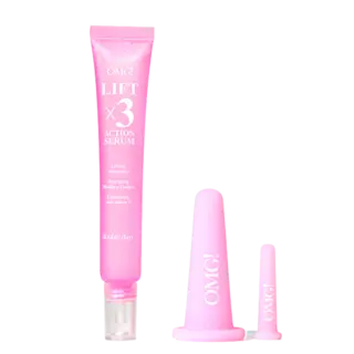 *OMG! LIFT x3 Action Serum w/Cupping kit