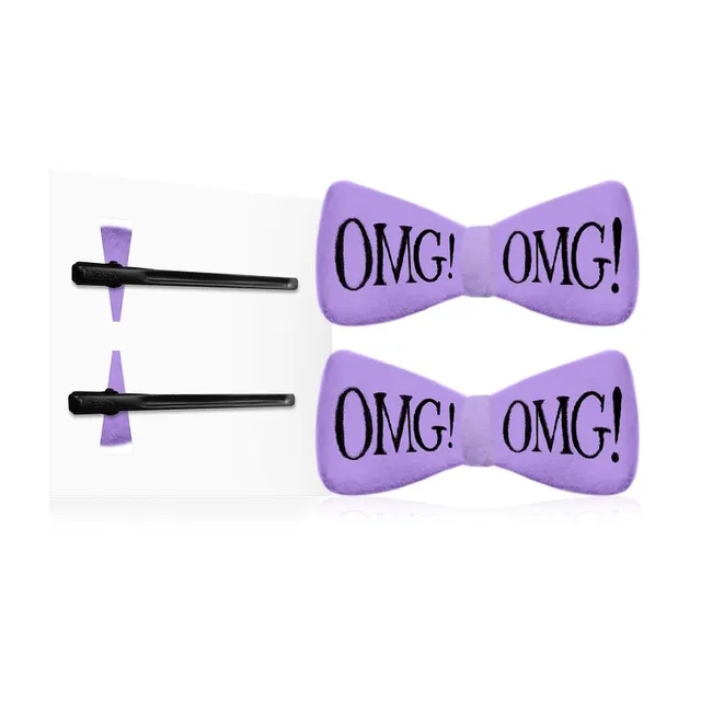 *OMG! Hair Up Bow Pin PURPLE 