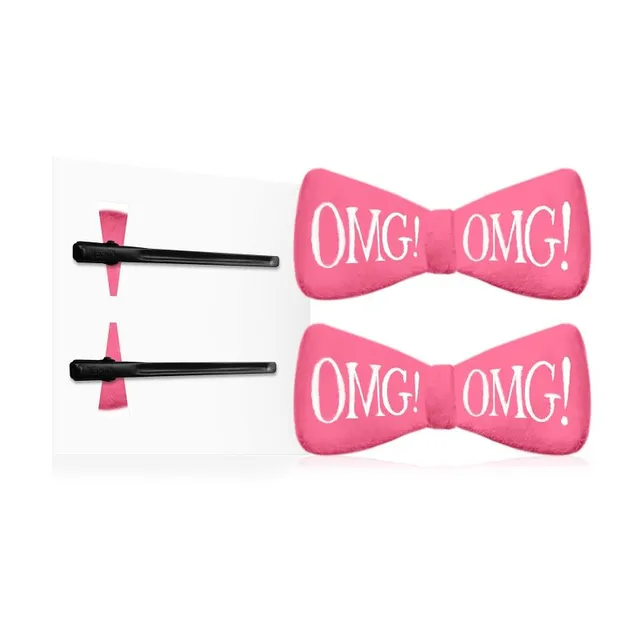 *OMG! Hair Up Bow Pin HOT PINK 