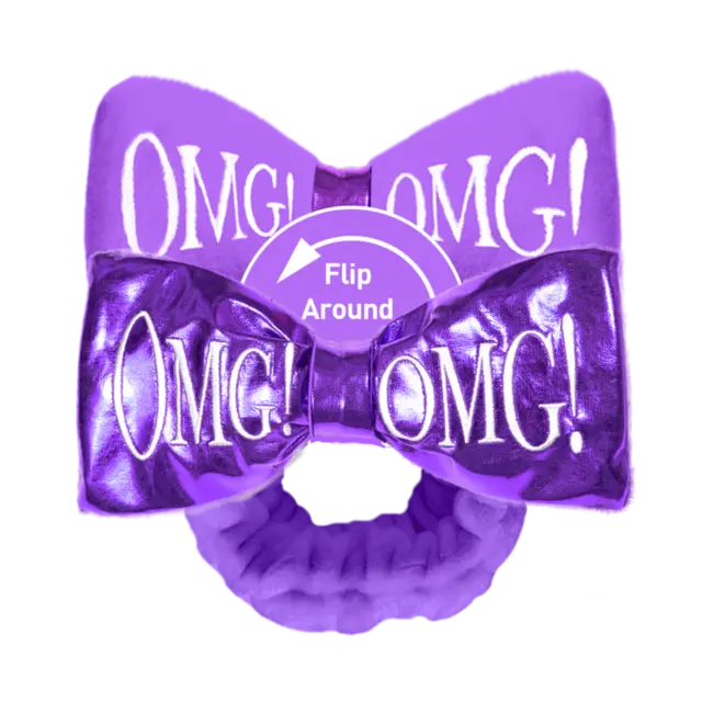 *OMG! Reversible Hairband PURPLE 