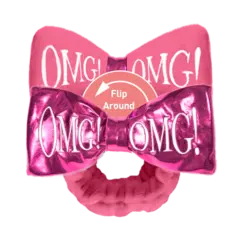 *OMG! Reversible Hairband HOT PINK