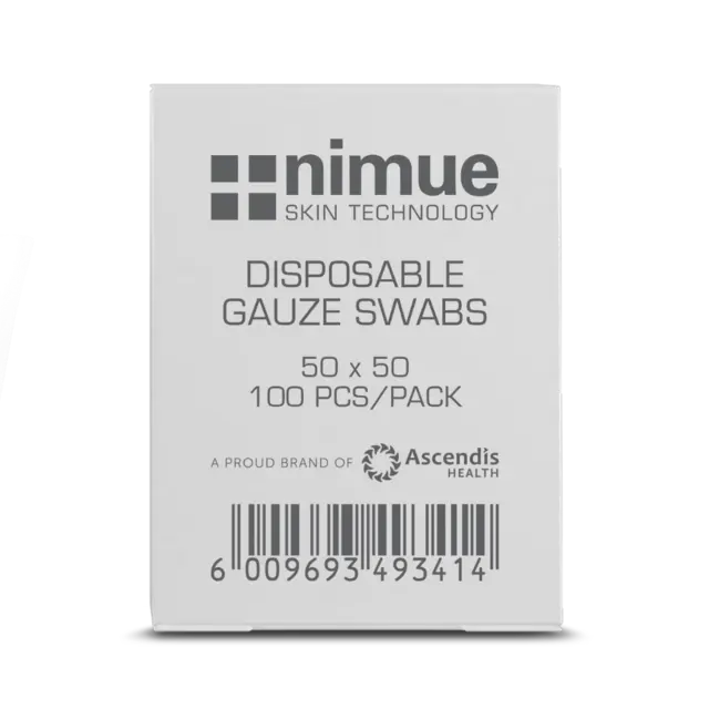 *Nimue Hvite Gauze 50x50mm 100stk 