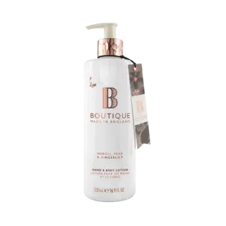 Boutique Hand &amp; Body Lotion Neroli, Pear &amp; Gingerlily 500ml