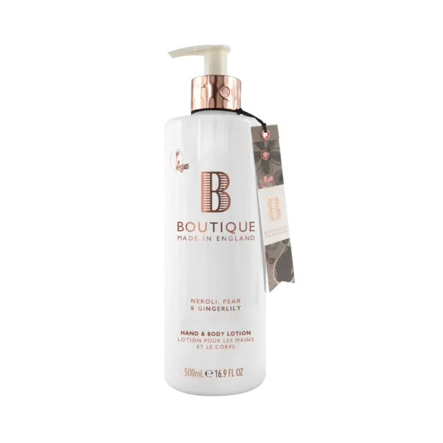 Boutique Hand & Body Lotion Neroli, Pear & Gingerlily 500ml 