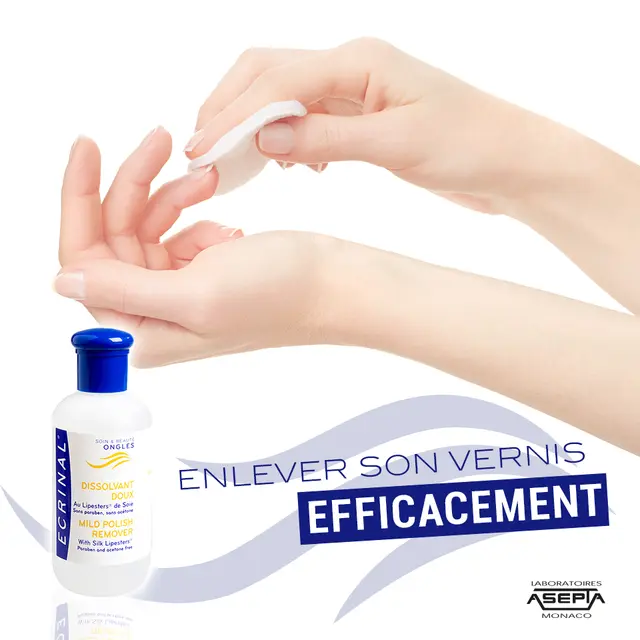 Ecrinal Mild Polish Remover 125ml 