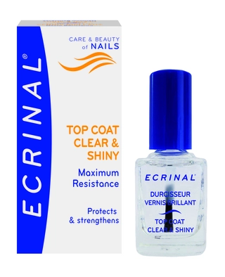Ecrinal Clear &amp; Shiny Top Coat 10ml