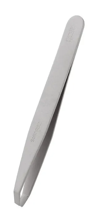 Pinsett Satin 10cm skrå 