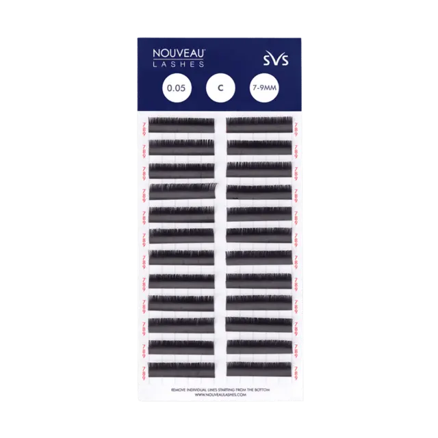 *Nouveau Lashes SVS Full Board D 0.05 7-9mm 