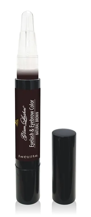 *GlamLashes Eyelash &amp; Eyebrow Color Natural Brown 5ml