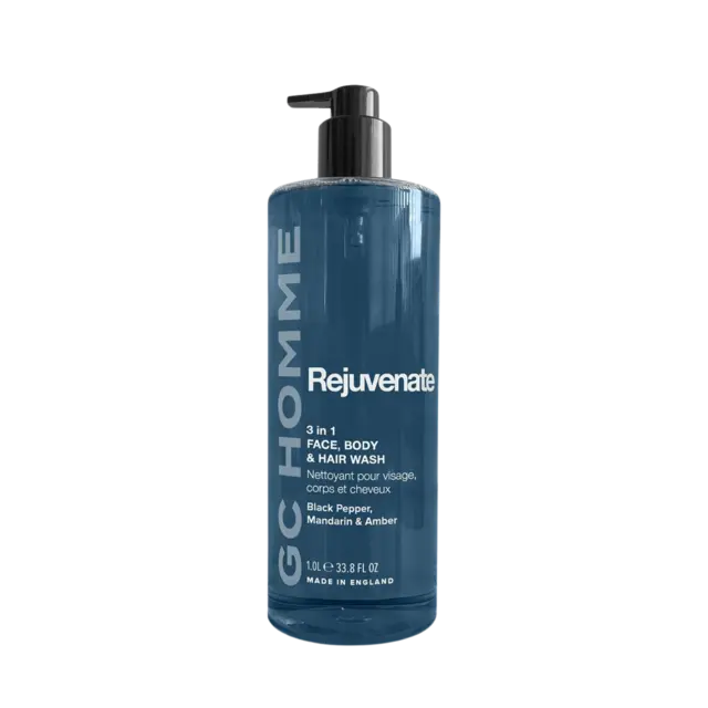 GCH Homme Rejuvenate 3in1 Face,Body,Hair Black Pepper & Mandarin 1l 