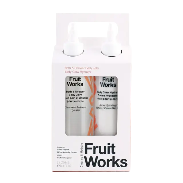 Fruit Works Cleanse & Hydrate Duo 250ml x 2 